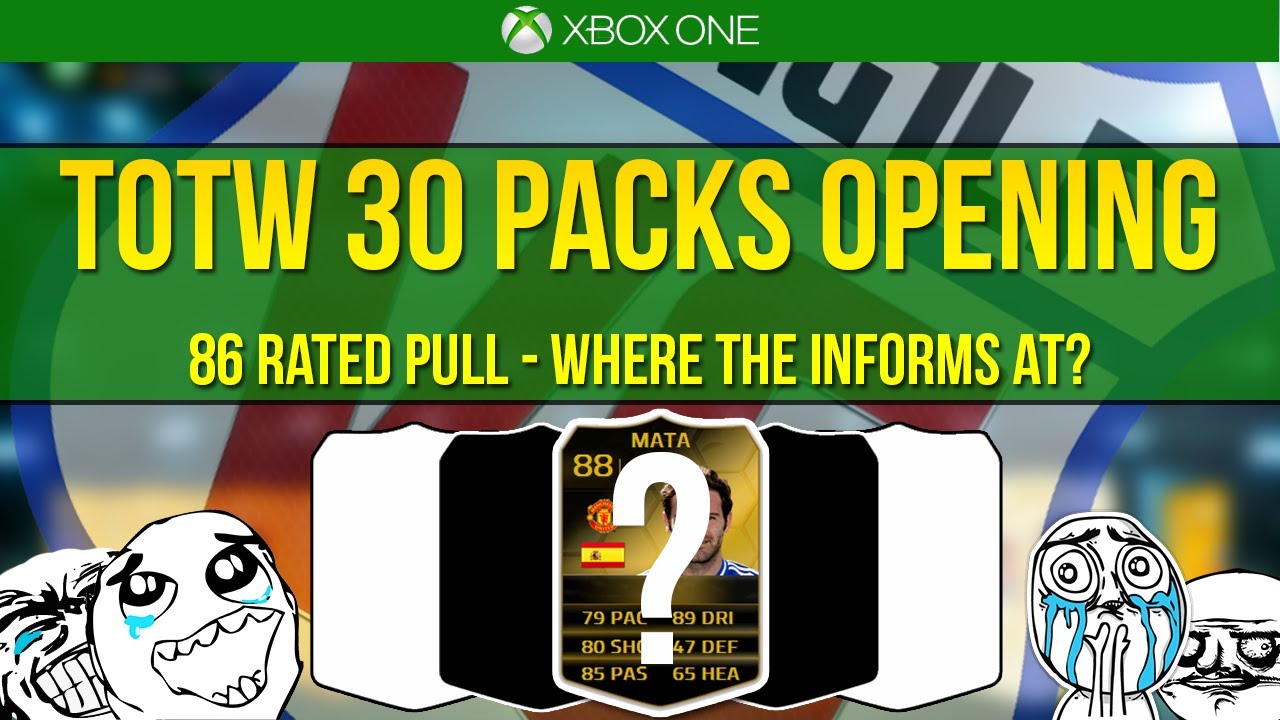 FIFA 14 TOTW 30 LIVE PACK OPENING | Looking for IF Mata TIF Rodriguez & IF Taarabt