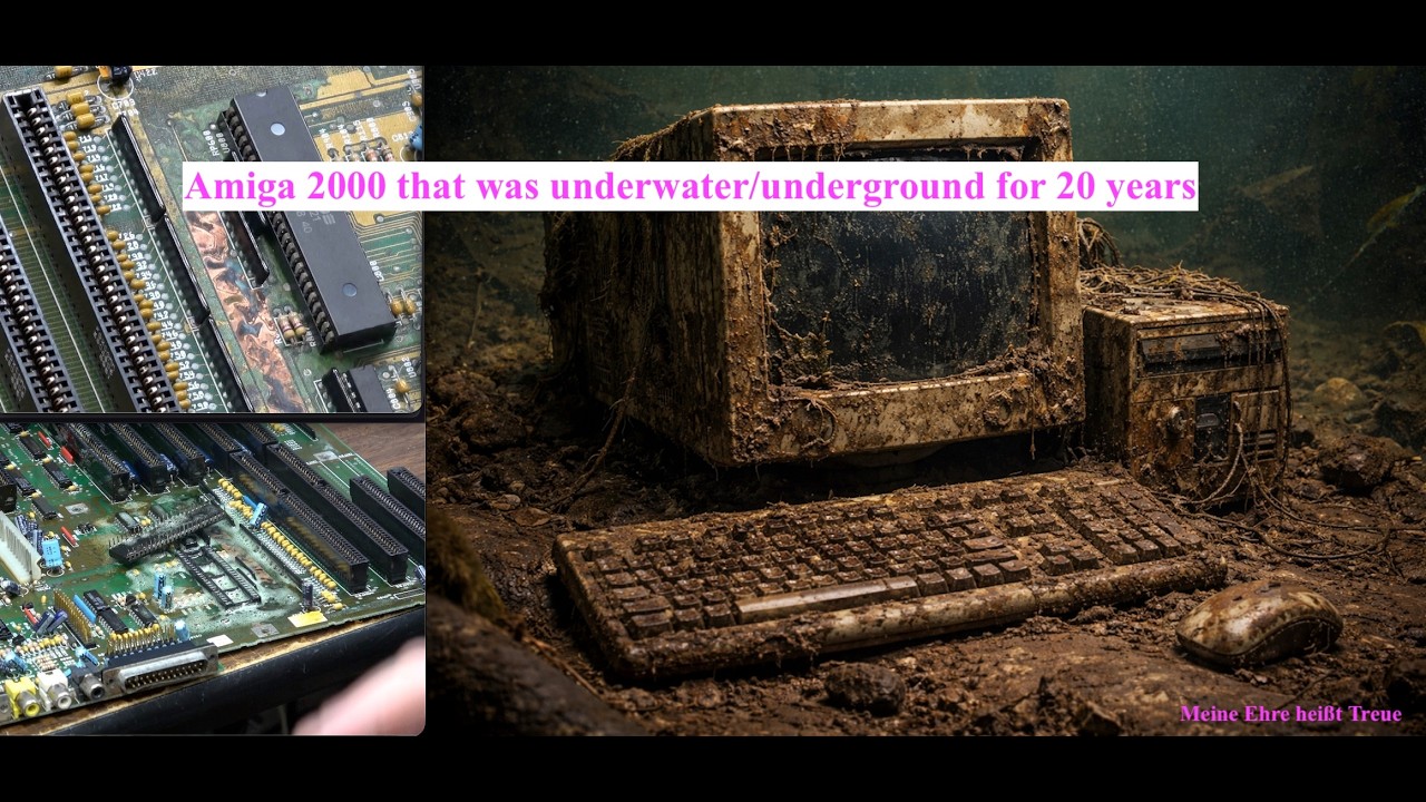 Amiga 2000, которая 20 лет простояла под водой (P1)