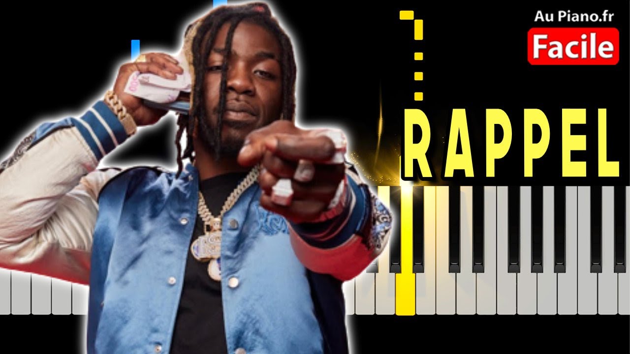 Gazo Rappel - Piano Cover Tutorial Instru Rap