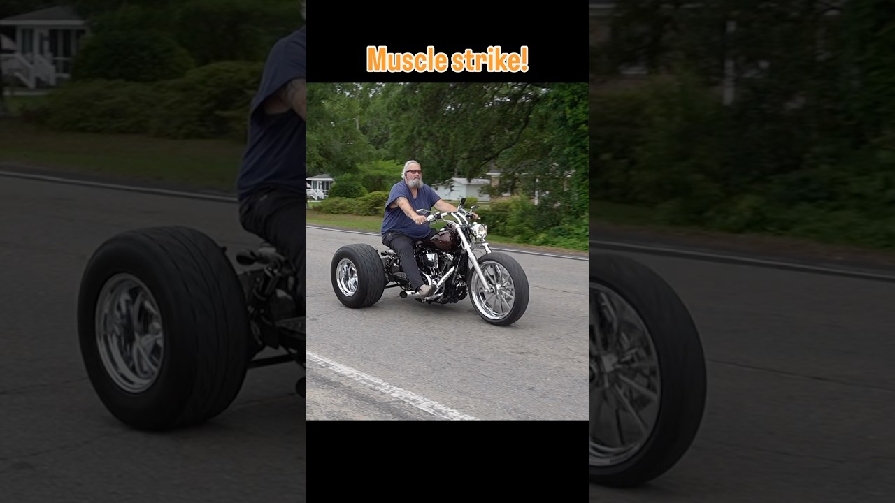 Harley Davidson Muscle Trike #trike #harleydavidson #musclecar #shorts #myrtlebeach #bikeweek #bike
