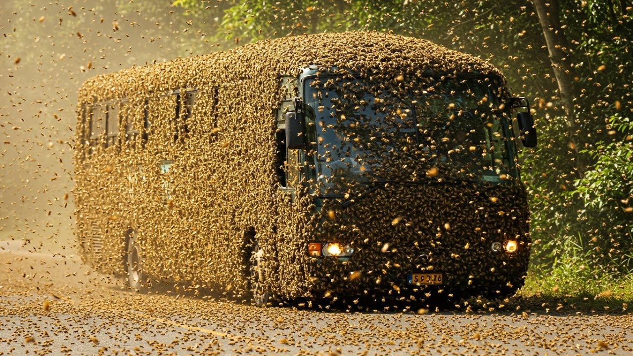 You Won't Believe How They Removed Billions of Bees From This Bus Alive. @mredus