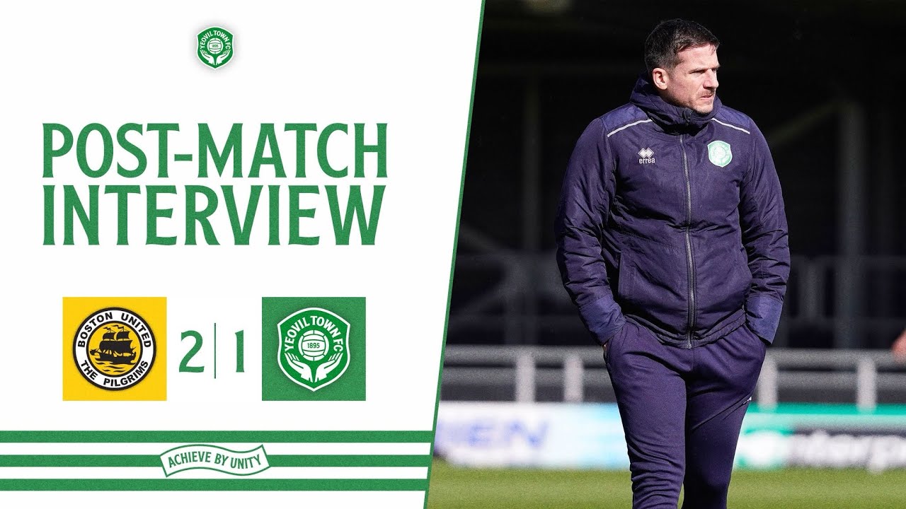 Post-Match | Billy Rowley | Boston United 