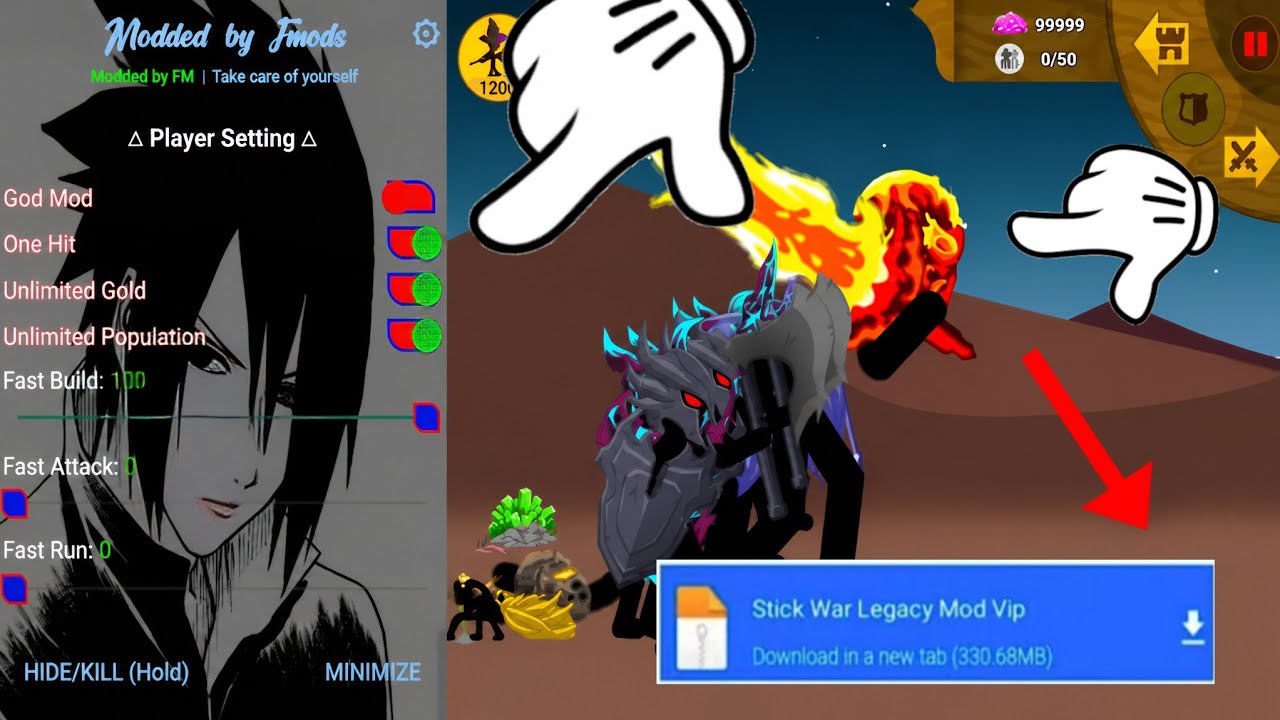 STICK WAR LEGACY VIP MOD MENU 2048.9.1309 