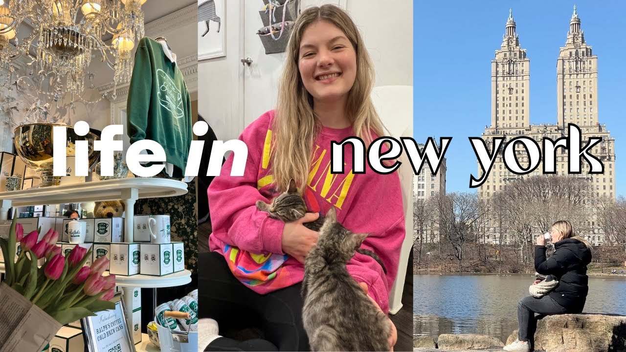 LIFE IN NYC | Spring has sprung 🌷, cat cafe, Ralph's coffee, Home Goods