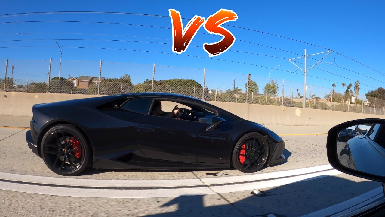 Tuned GT-R Destroys Tuned Huracań!