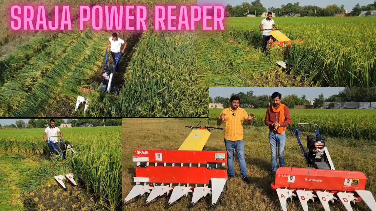 ph:-9815940212 / RAJA ENTERPRISES SRAJA POWER REAPER #agriculture #kisan #rajaenterprises #tractor