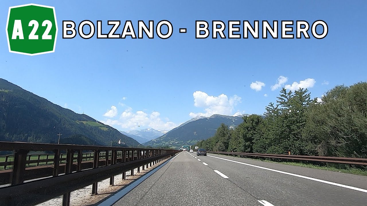 Italy: A22 Bolzano - Brennero (Autostrada del Brennero)
