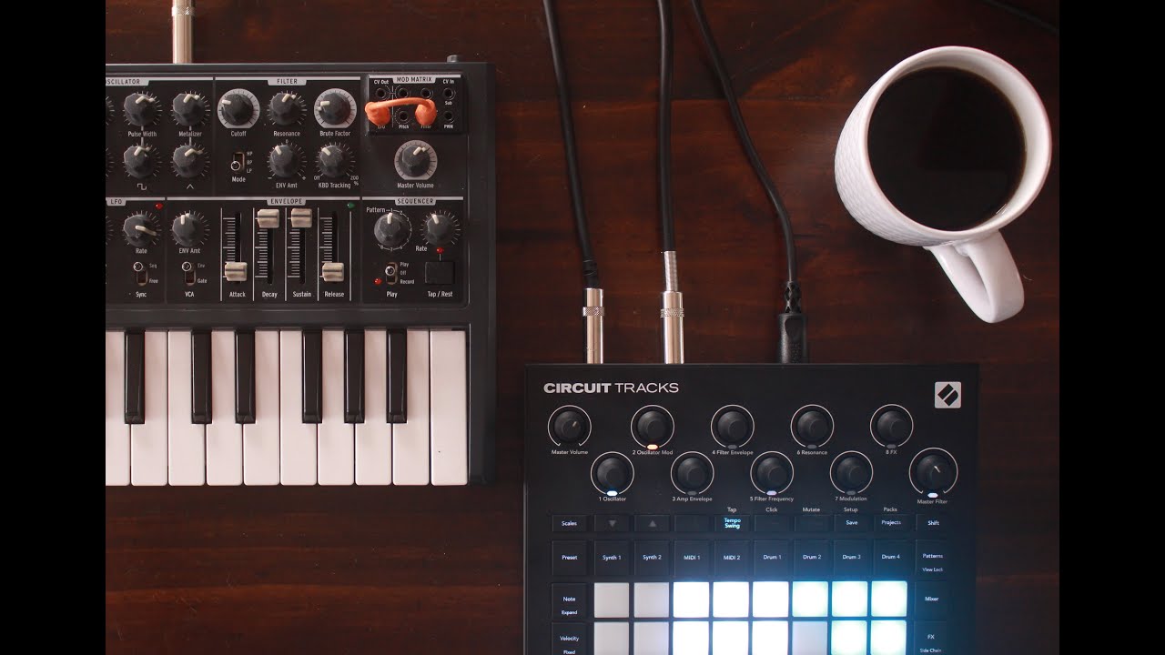 Caffeine - w/ Novation Circuit Tracks & Arturia Microbrute