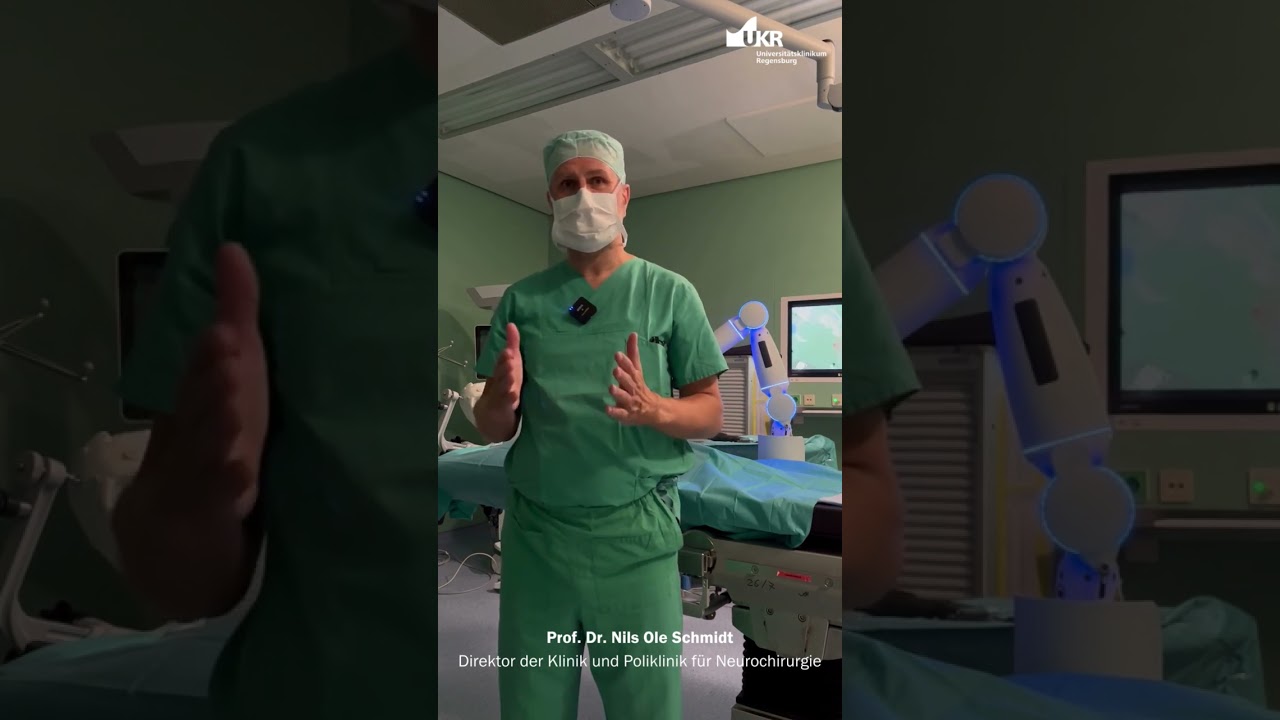 Neueste Robotertechnik für UKR-Neurochirurgen