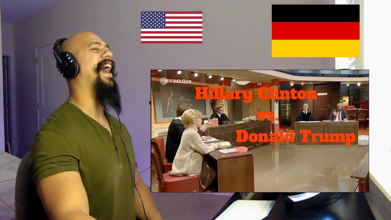 American reacts To Donald Trump and Hillary Clinton on German television
