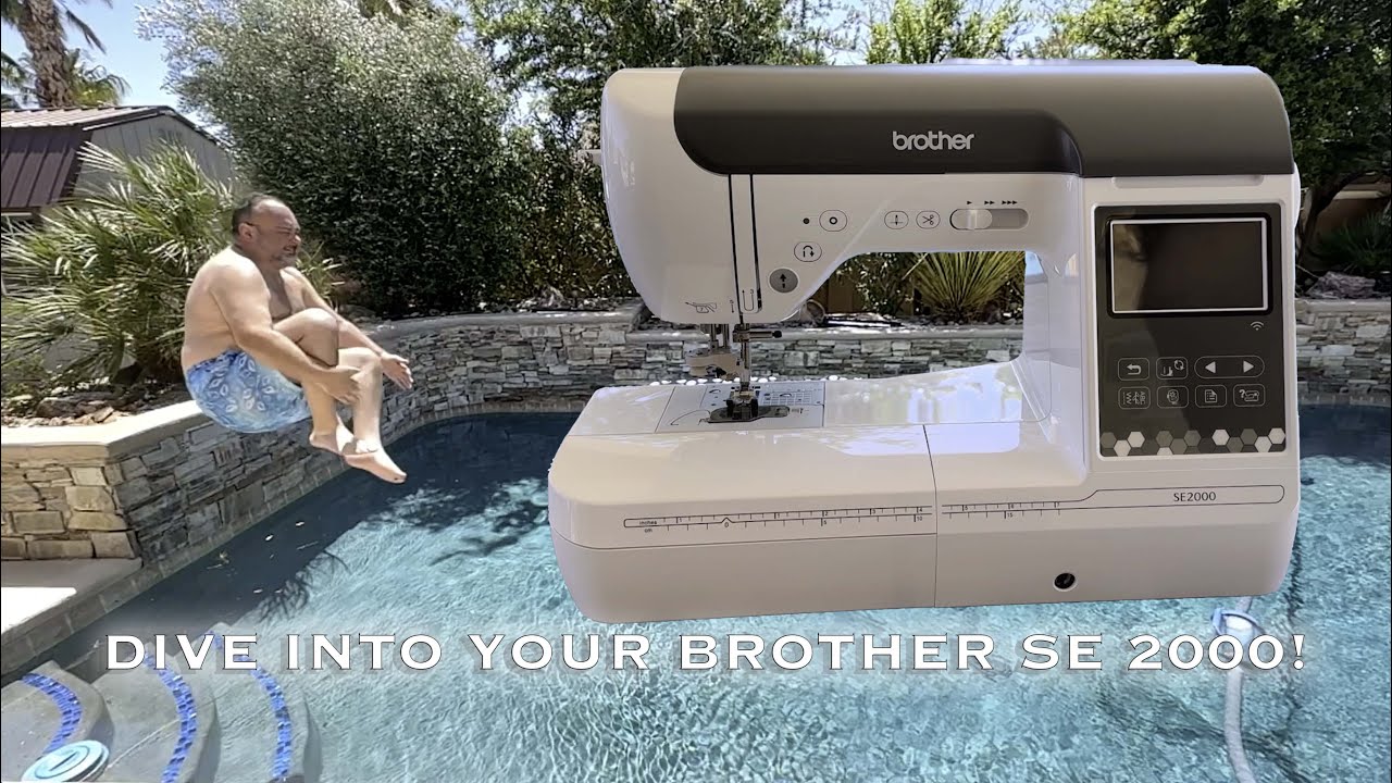 Brother SE 2000 Bobbin Winding & Threading