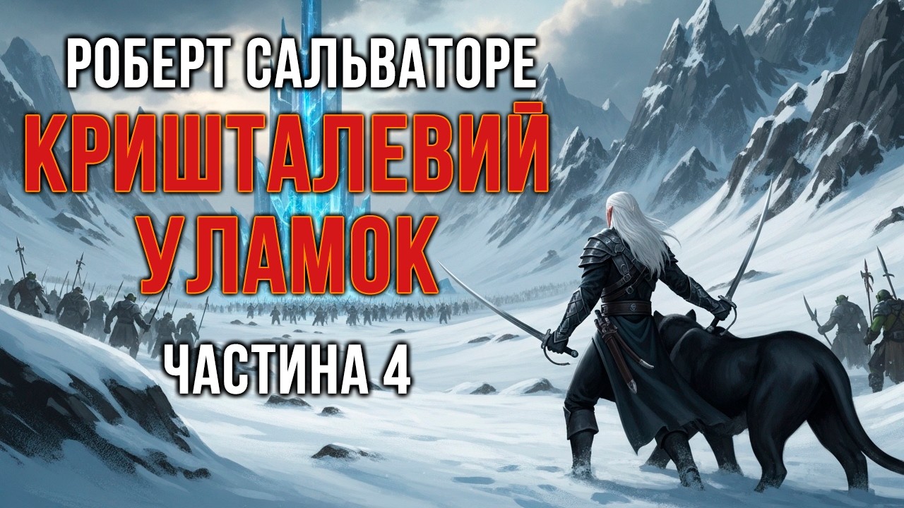 #4 Роберт Сальваторе - Кришталевий уламок - Частина 4 #аудіокнига #фентезі #пригоди