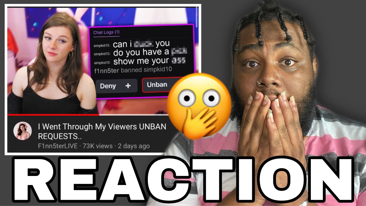 Joey Reacts to F1nns5ter Going Through Viewers UNBAN REQUESTS..