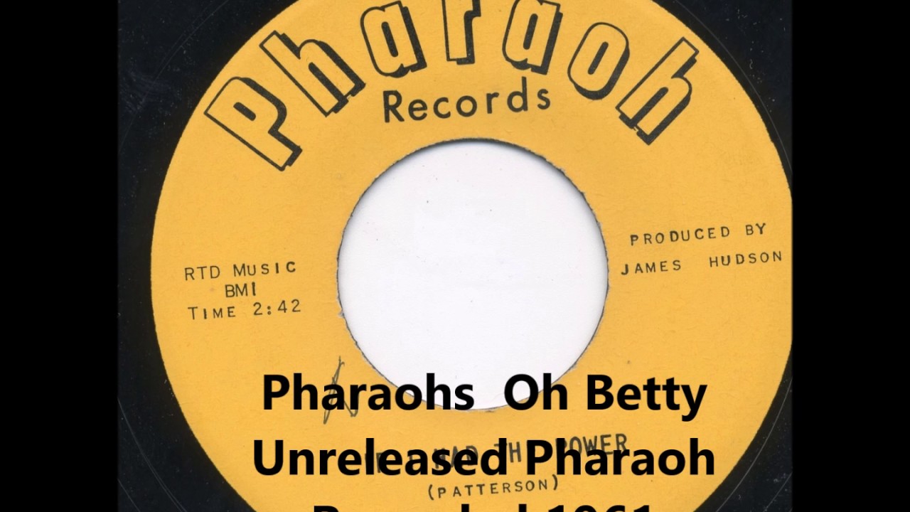 Pharaohs - Oh Betty - Unreleased Pharaoh Recorded 1961