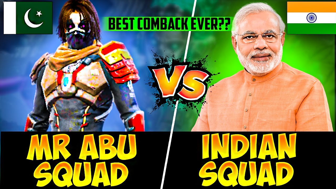 MR ABU Vs PRO NATION, PAK Vs IND, Best COMEBACK Ever??