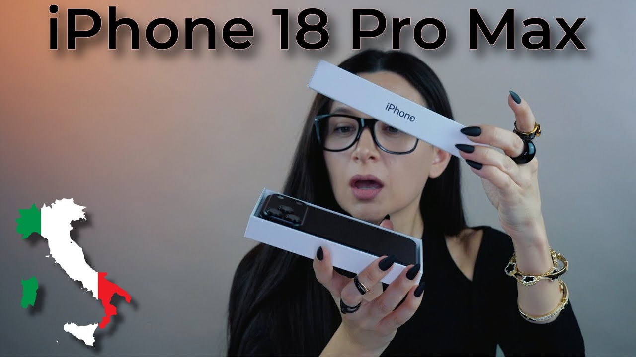 Unboxing iPhone 18 Pro Max *ASMR in Italiano