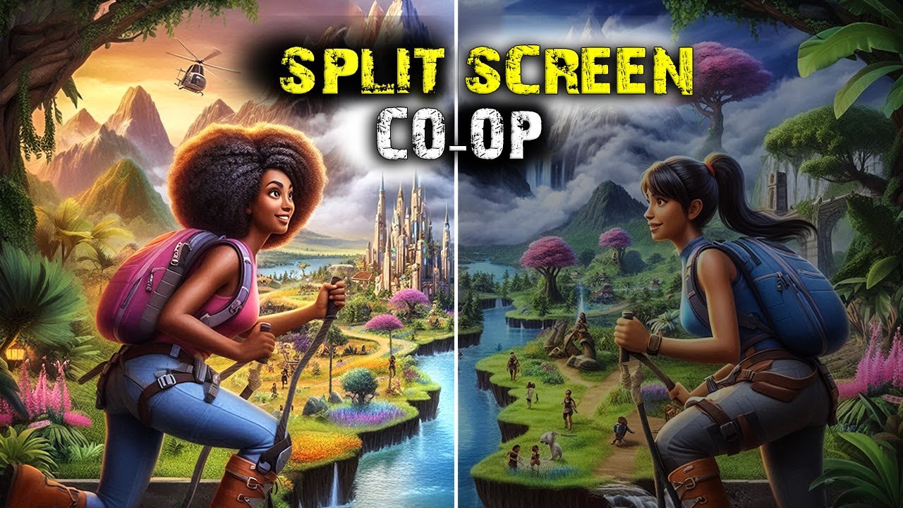 10 лучших игр с разделённым экраном для совместной игры, в которые вы ОБЯЗАТЕЛЬНО СЫГРАЕТЕ | Couc...