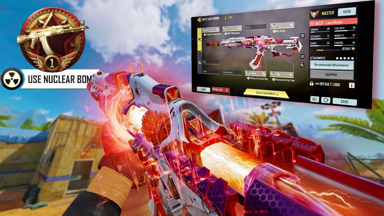 INSANE FREE AK117 &ldquo;Lava Remix&rdquo; NUKE! | COD Mobile Ranked LEGENDARY