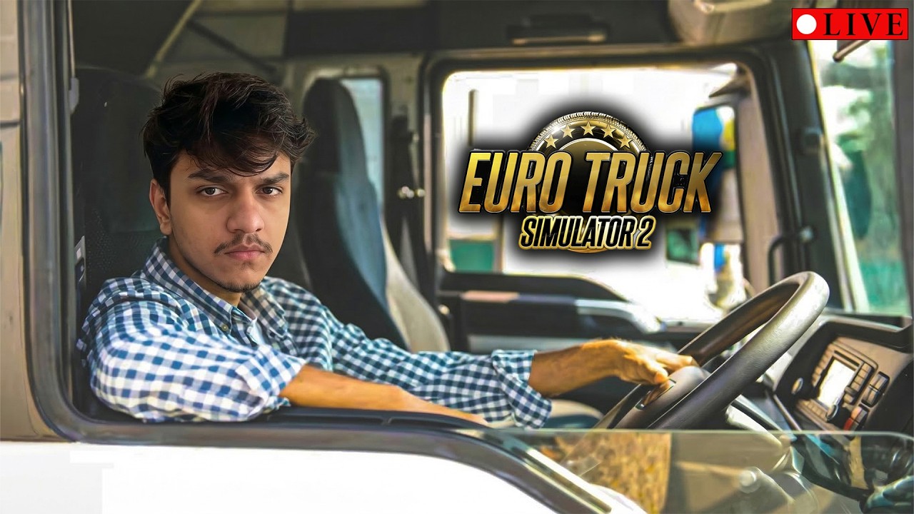 🔴ETS2 Daily Live Day 63 CONVOY | MOZA TRUCKWHEEL POV 🚛 #ets2 #truckingsims #livestreaming #indianbus