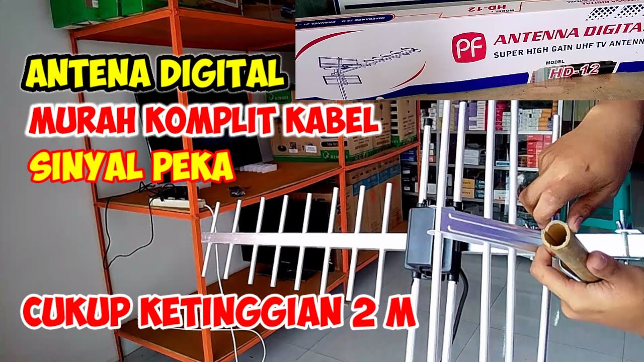 antena digital sinyal peka merk pf HD12