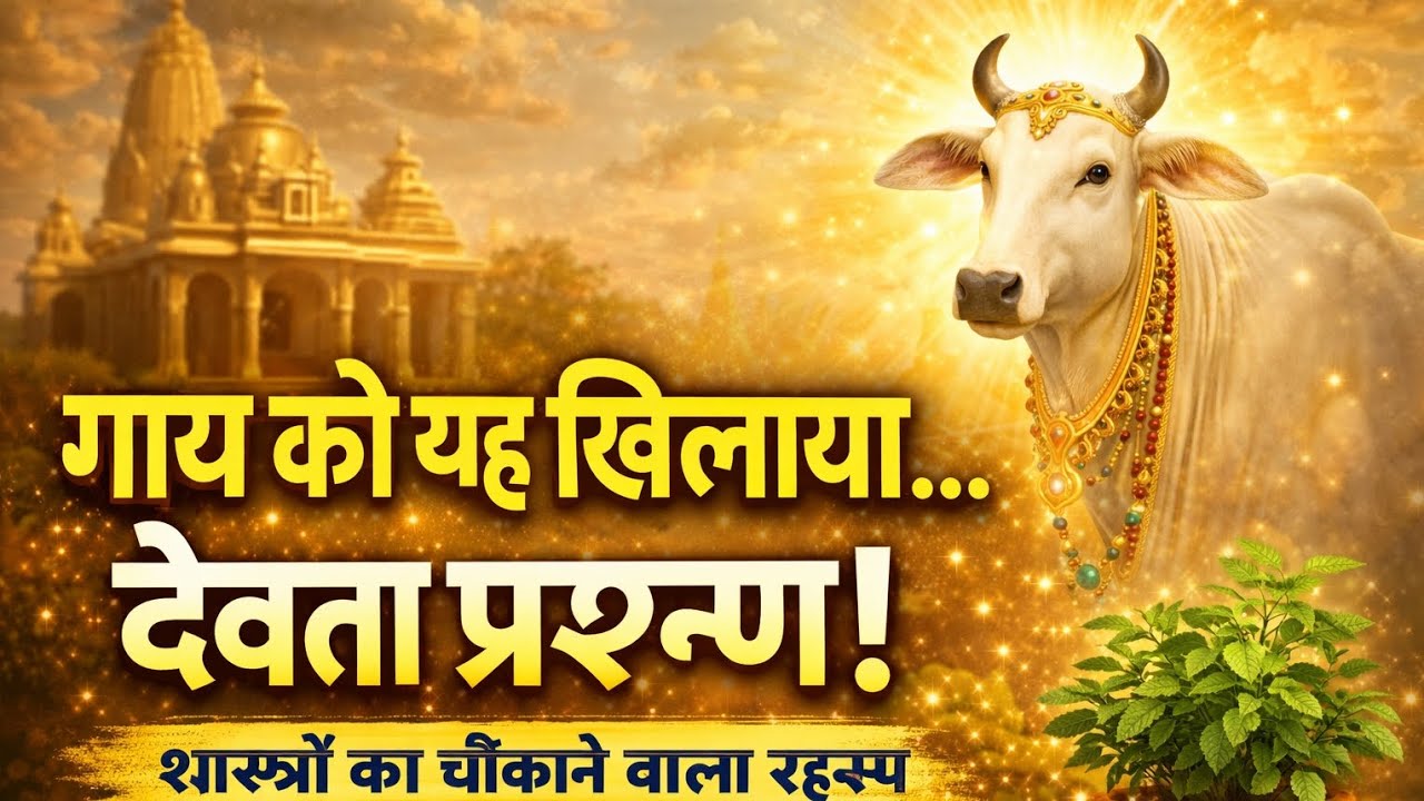 गाय को यह चीज़ खिलाते ही किस देवता को लगता है भोग? जानिए कौन-सा फल मिलता है | शास्त्र रहस्य