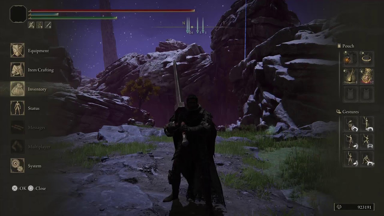 Oh, he's playing with Berserk Guts In Elden Ring