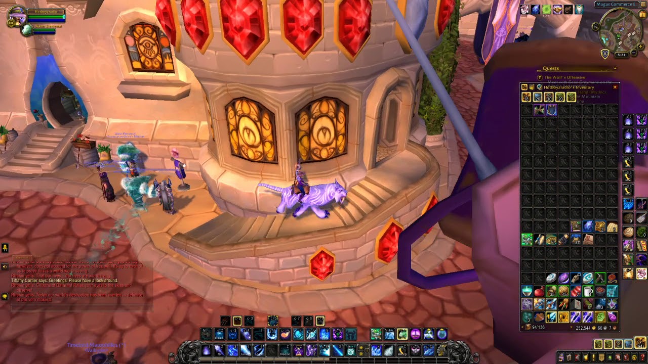 Ring of the Kirin Tor achievement in BFA - location of Harold Winston