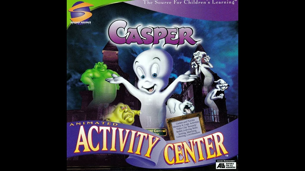 Casper Animated Activity Center (1997) [PC, Windows] longplay