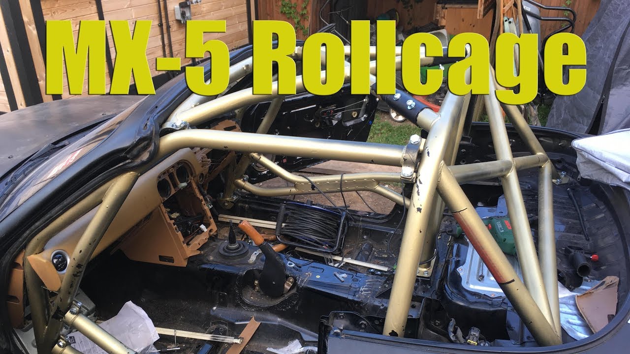 MX-5 Roll cage installation