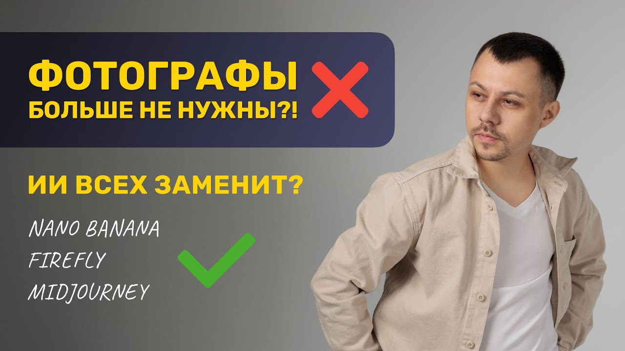 Про нейросети в коммерческой фотографии и видеопродакшне