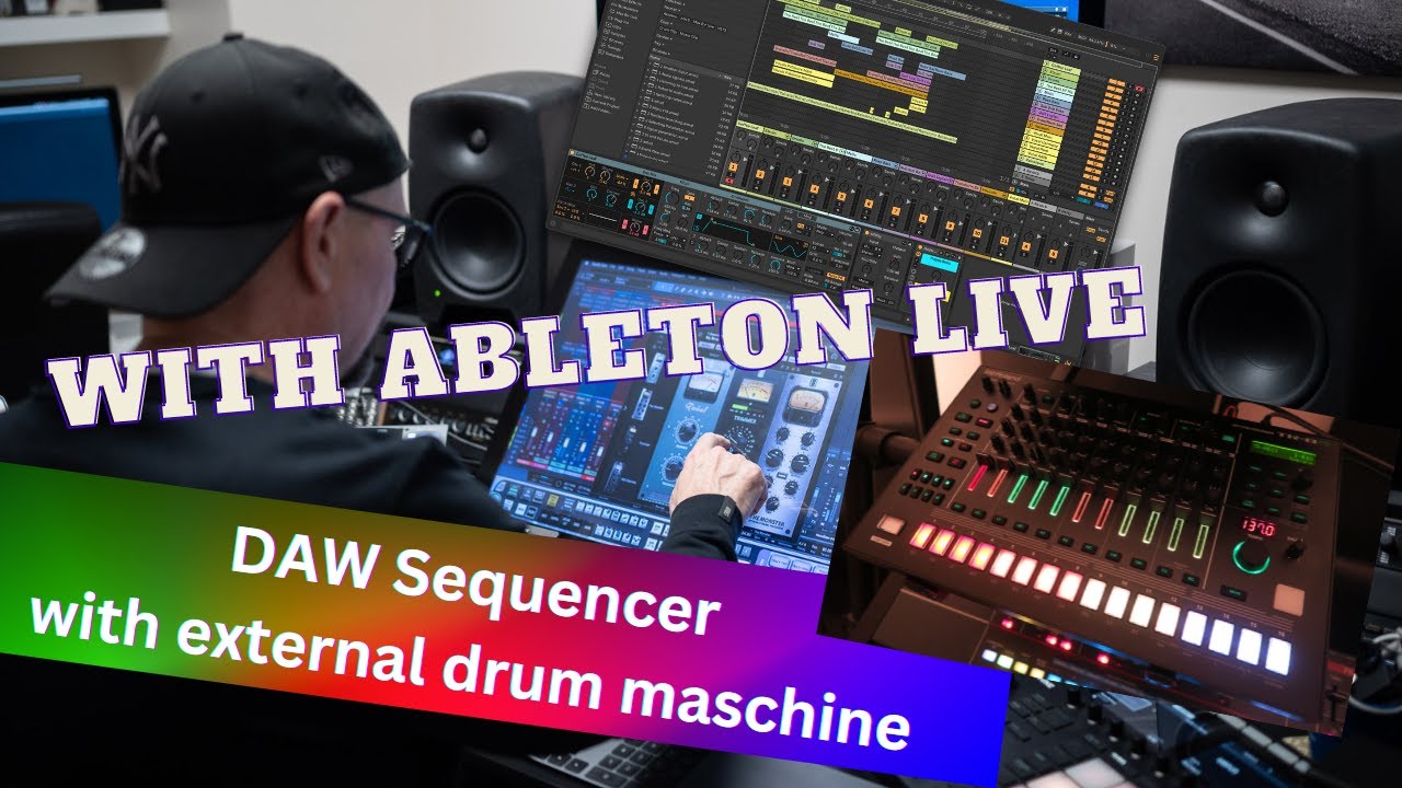 MASTER DRUM SEQUENCING in Ableton with EXTERNAL DRUM MACHINE