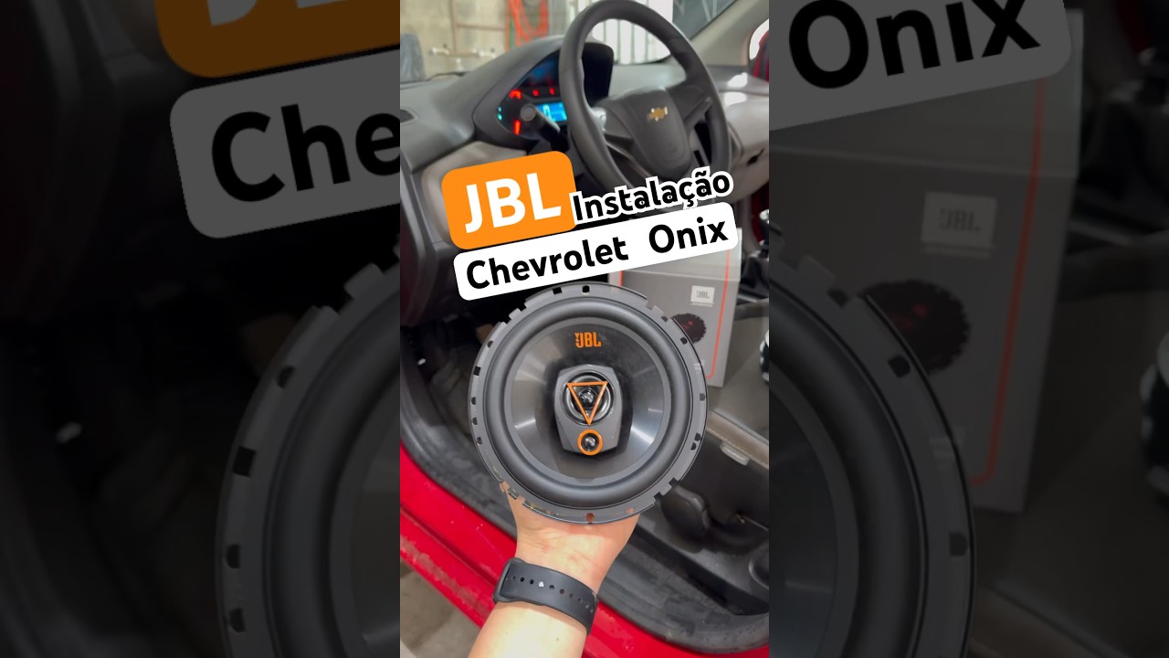 Instala&ccedil;&atilde;o JBL Chevrolet Onix ✅ #onix #jbl  #shorts