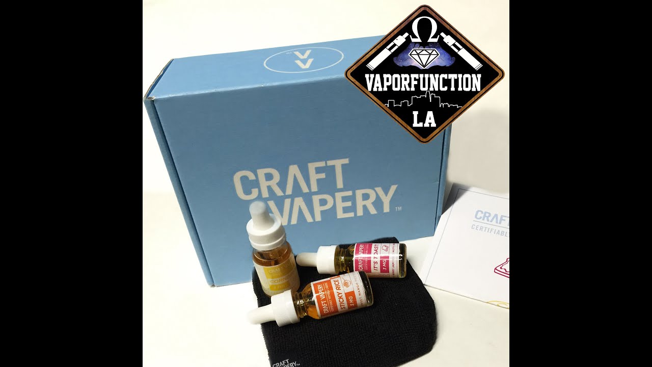 Craft Vapery Signature Certifiably Vapable Liquids Line