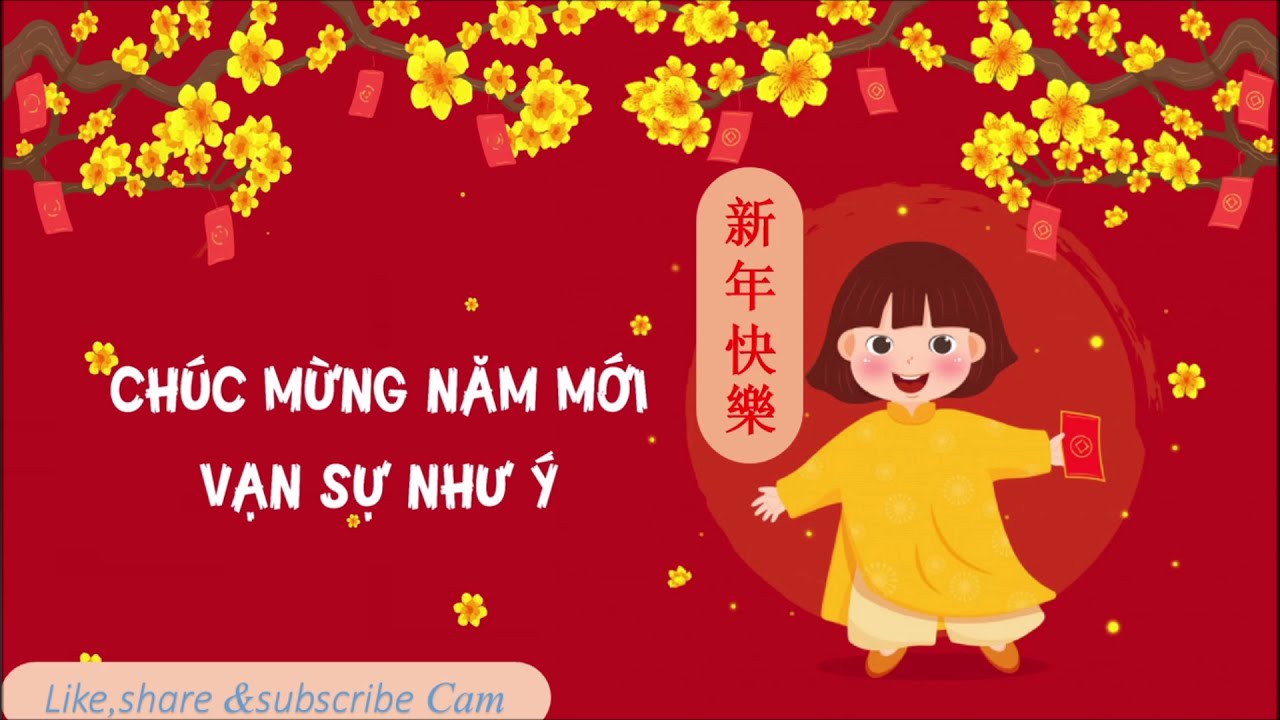 學越南語:新年祝福语  新年快乐 2022 - CÂU CHÚC NGÀY TẾT
