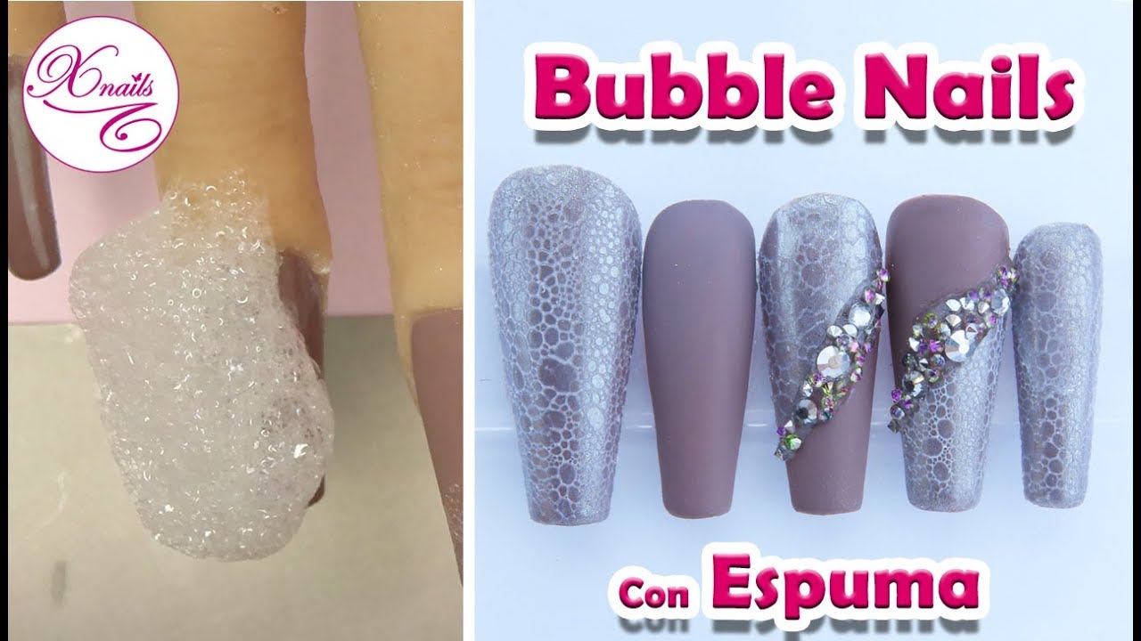 BUBBLE NAILS Uñas Con Espuma SET completo! 💅💅 / Xnails