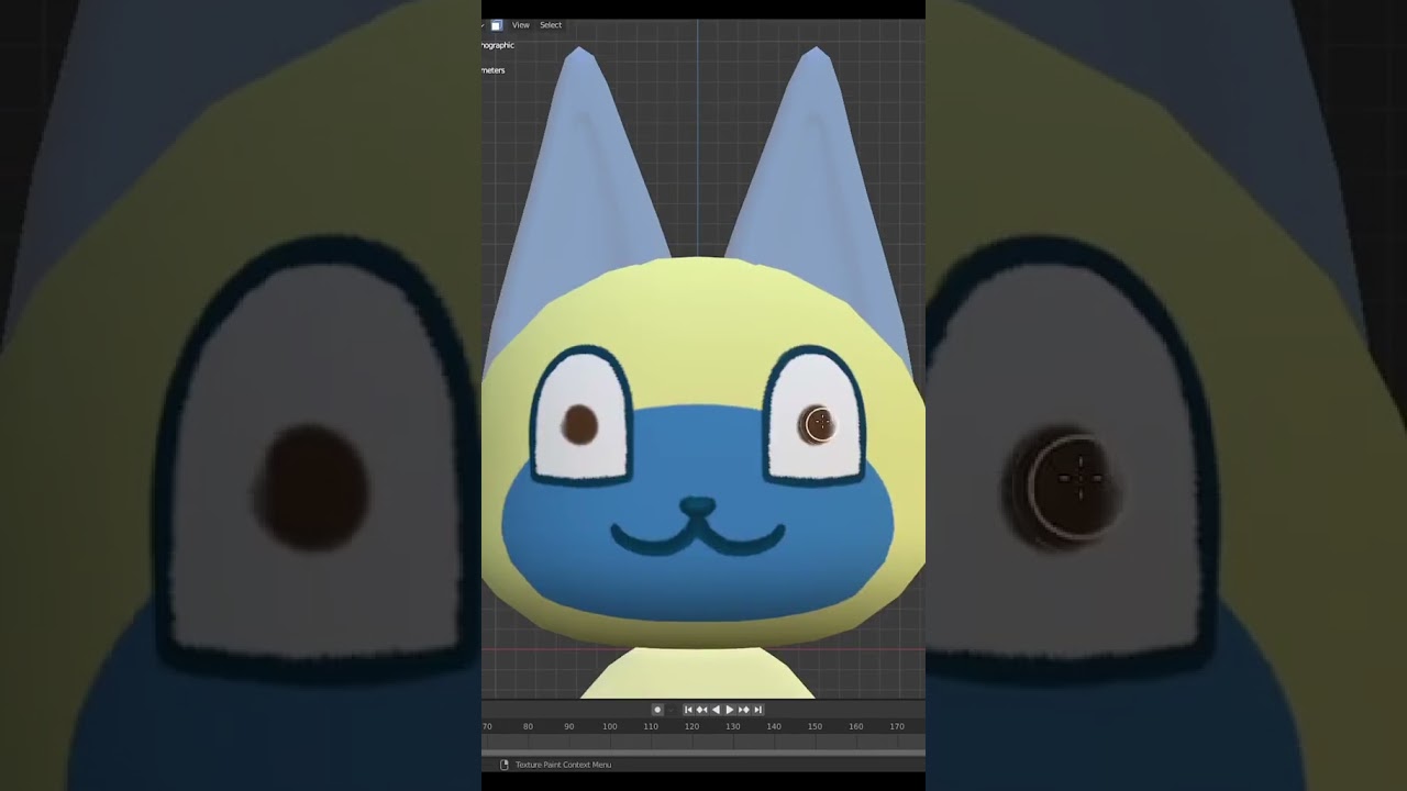 Which animal crossing character is this? #blender #3d #acnh #animalcrossing #vnyan #vtuberplus