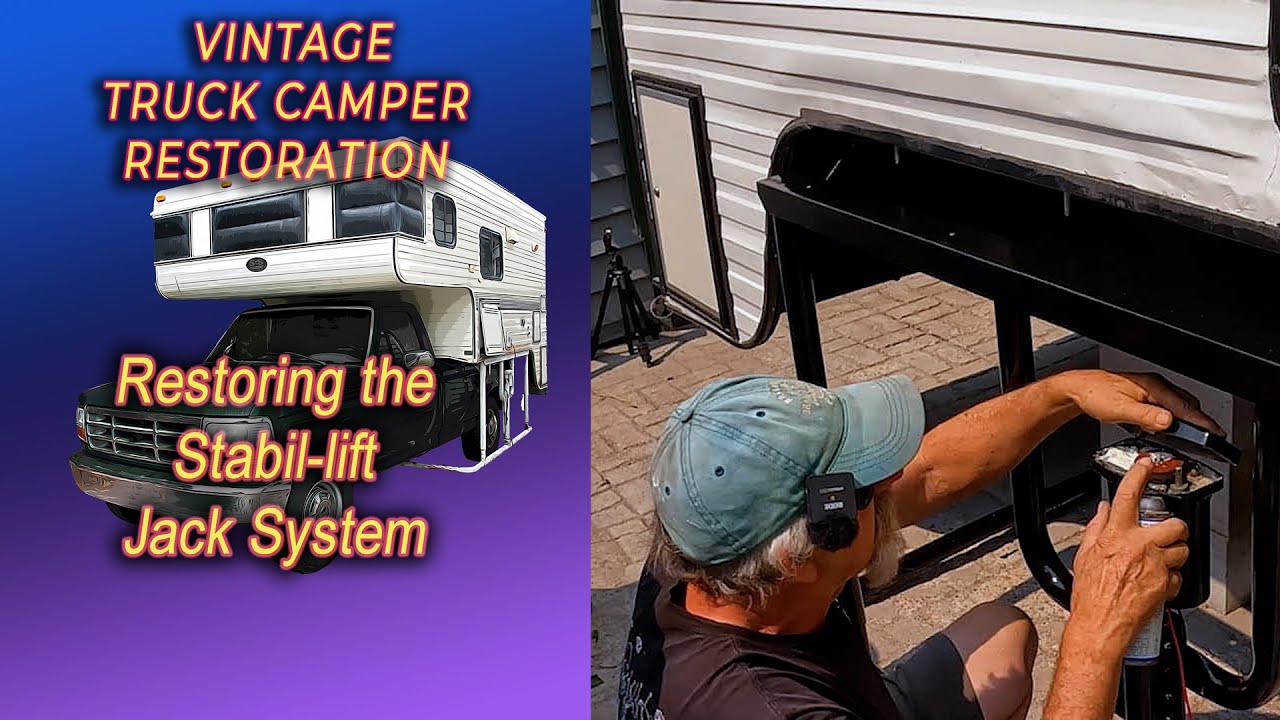 Restoring the Stabil Lift Jack System .. Vintage Truck Camper Restoration