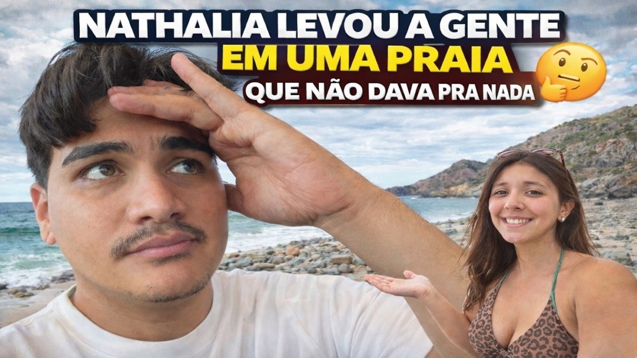 ELA ESCOLHEU A PIOR PRAIA DO MUNDO?! 😳🏖️