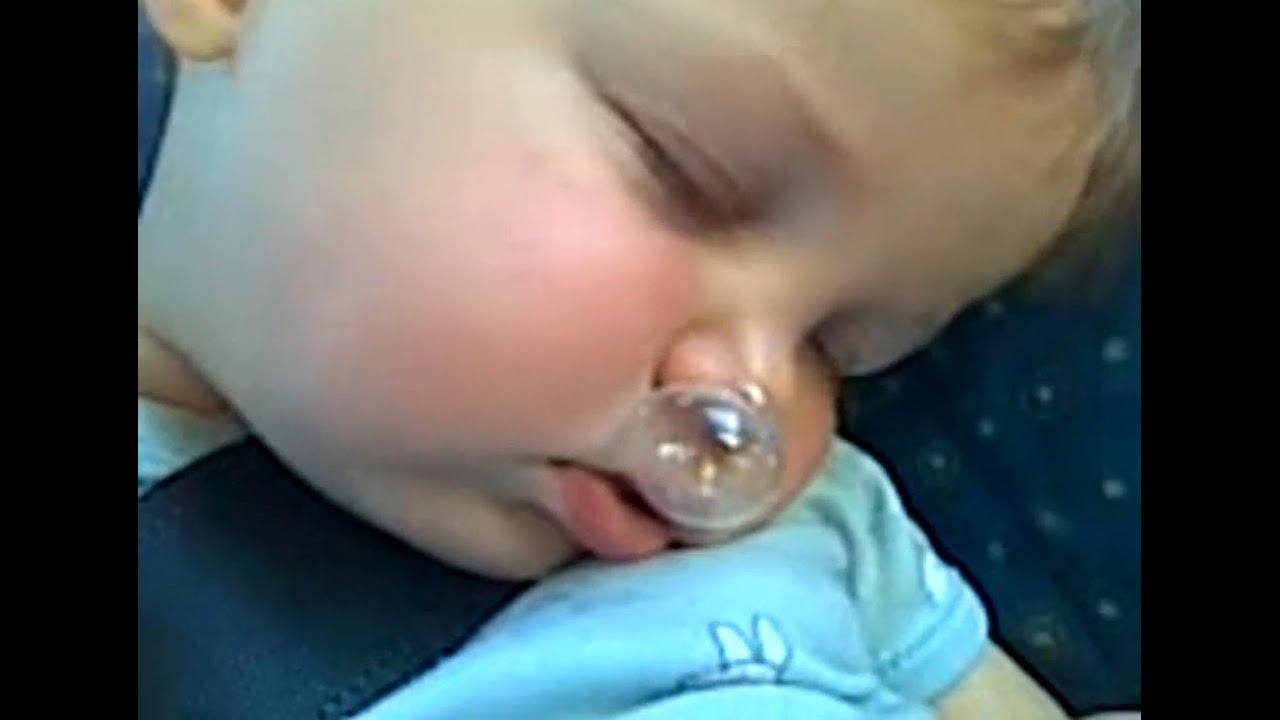 Funny kid snot bubbles
