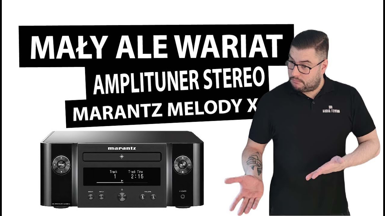 Mały ale wariat - Amplituner Stereo Marantz MCR-612 Melody x
