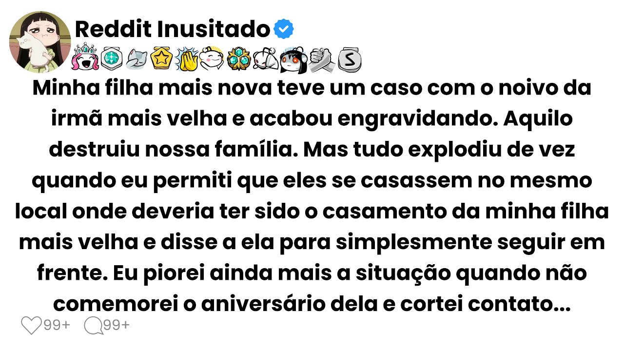 Minha filha mais nova teve um caso com o noivo da irmã mais velha e acabou engravidando...
