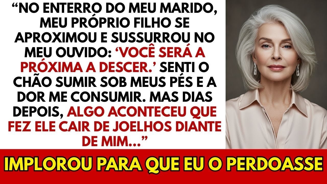 No enterro do meu marido, meu filho se aproximou de mim e disse: 