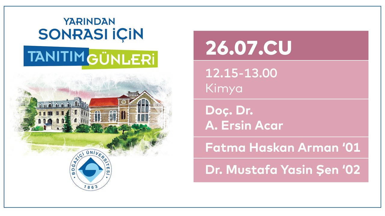 Tanıtım Günleri 2024/Kimya Bölümü