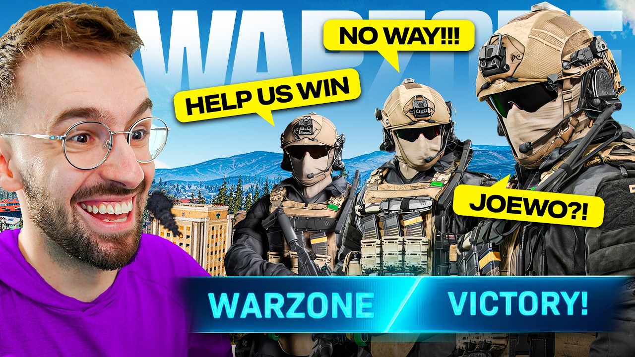 I Carried the BEST Random Warzone Teammates EVER