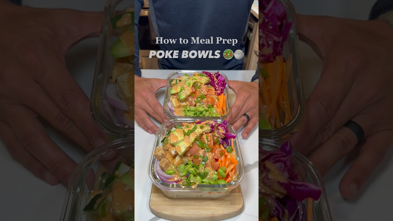 How to Meal Prep Poke Bowls