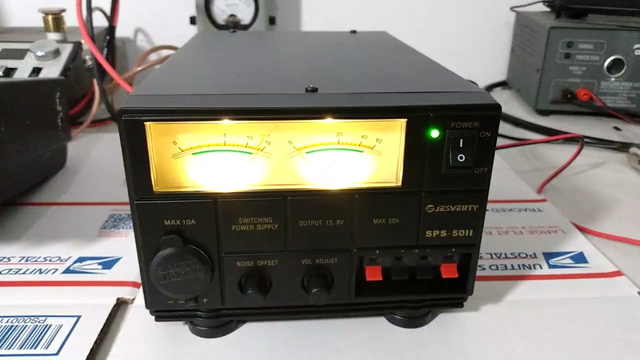 Let's Take a Look: Jesverty 50 Amp, regulated power supply, with variable voltage, in stock