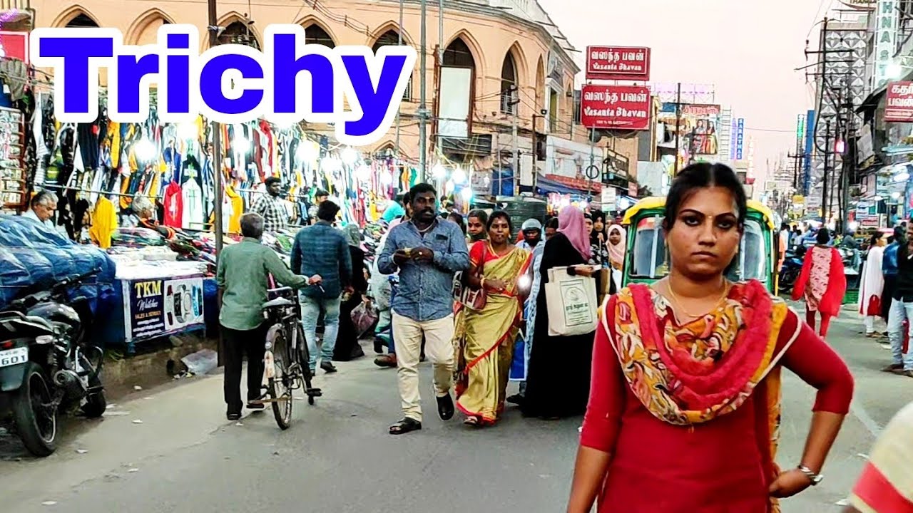 Trichy Walking Street, Tamilnadu India, MG WALK, Street Walk,
