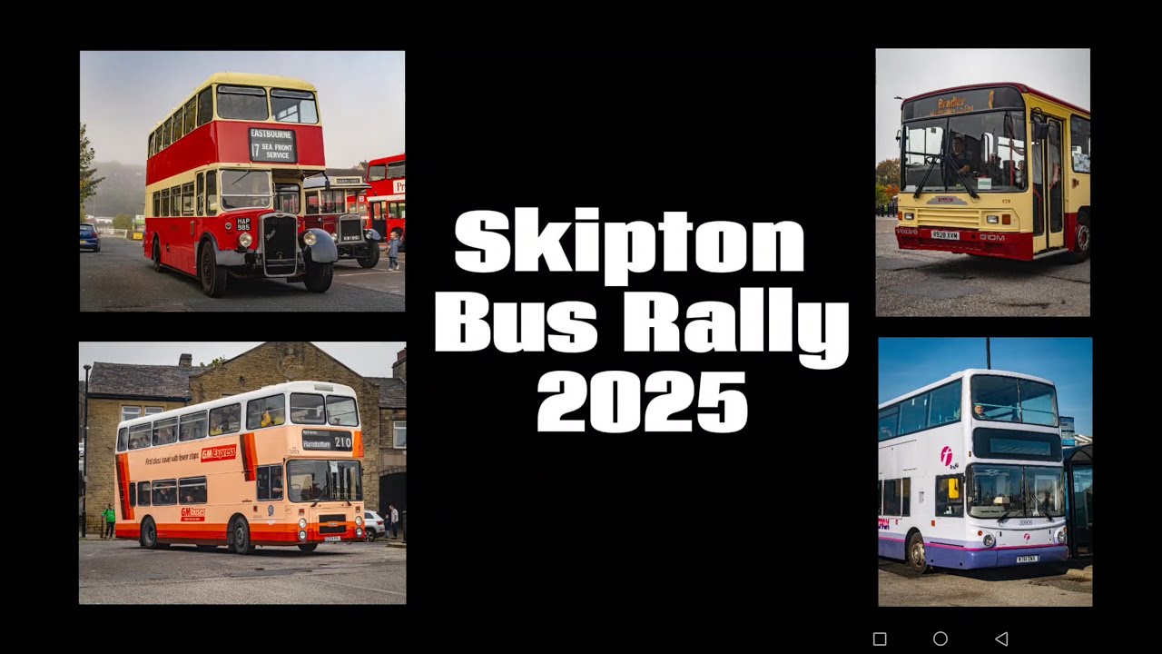 Skipton Vintage Bus Running Day 2025