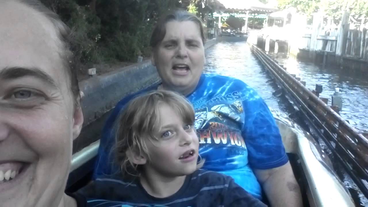 log ride at Castle Park