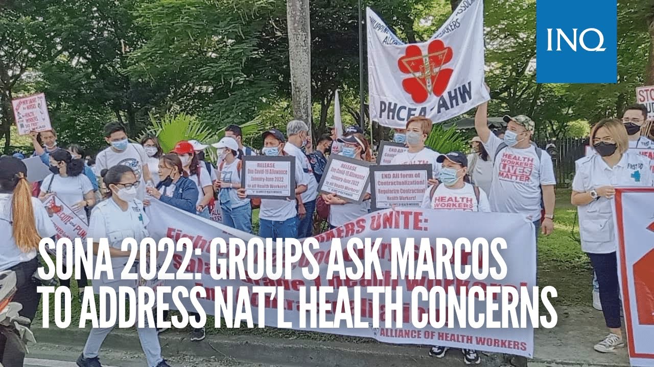 Sona 2022: Groups ask Marcos to address nat&rsquo;l health concerns